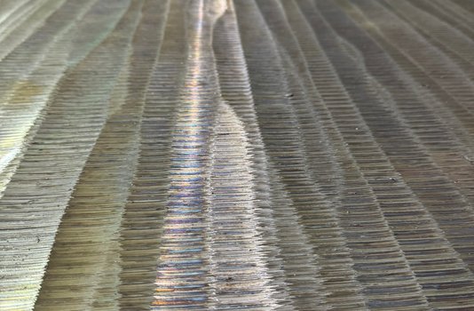 Slab surface after Midwest wheel grinding